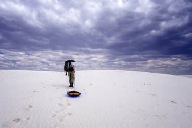 Can You Sled at White Sands