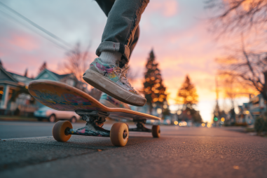 Skateboarding For Beginners How To Stop
