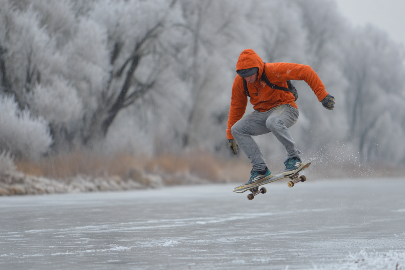 Skateboarding In Cold Weather